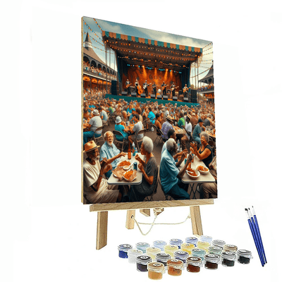 New Orleans Jazz & Heritage Festival - New Orleans, Usa Painting By Numbers Kit