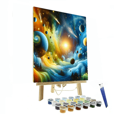 Fun Space Exploration Paint By Numbers Art