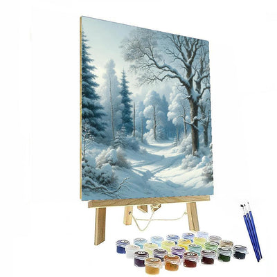 Winter Woodland Splendor Paint By Numbers