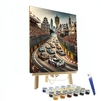 Macau Grand Prix - Macau Paint By Numbers Art