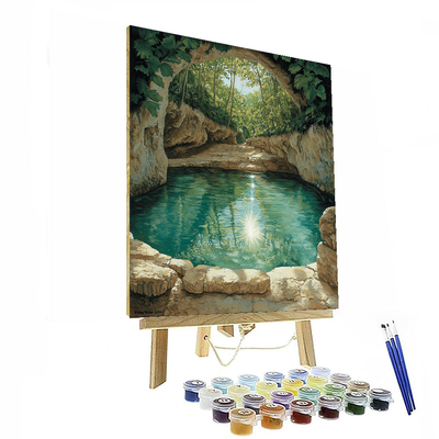 Cenotes Of The Yucatan Peninsula - Mexico Painting By Numbers Kit