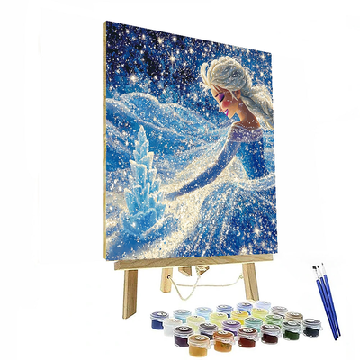 Elsa's Enchanted Winter - Disney Inspired Numbered Painting Kits