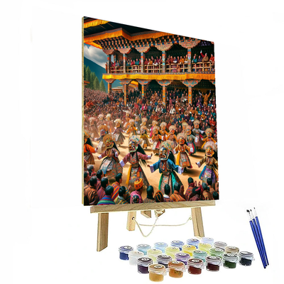 Wangdue Phodrang Tsechu Paint By Numbers Kits