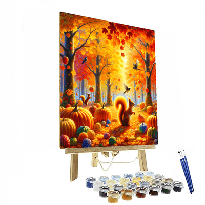 Joyful Autumn Days DIY Paint By Numbers