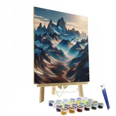 Glorious Mountainscape Numbered Painting Kits