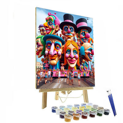 Carnevale Di Viareggio - Tuscany Painting By Numbers Kit