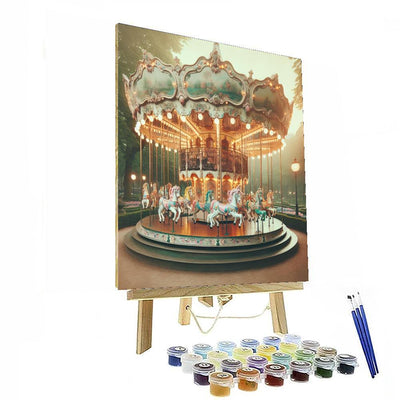 Vintage Carousel Whimsy Numbered Painting Kits