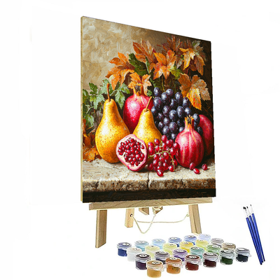 Juan Sánchez Cotán Inspired Fruits Of Autumn  Paint By Numbers Kits