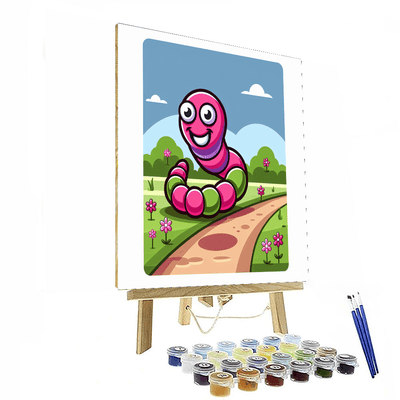 Wacky Worm Painting Number Kit