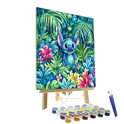 Stitch's Alien Antics - Disney Inspired Painting By Numbers Kit