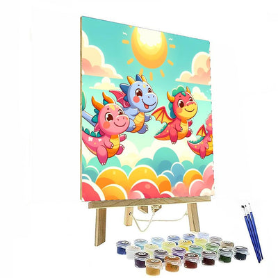 Magical Dragon Quest Paint By Numbers