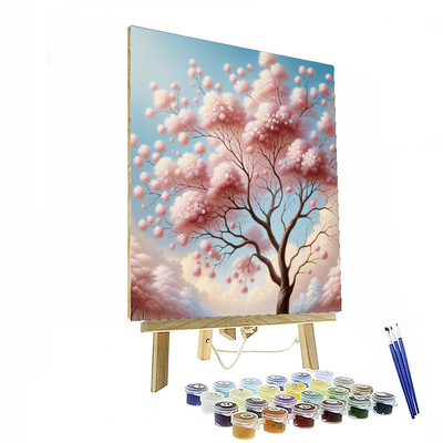 Glorious Cherry Blossoms Paint By Numbers Kits