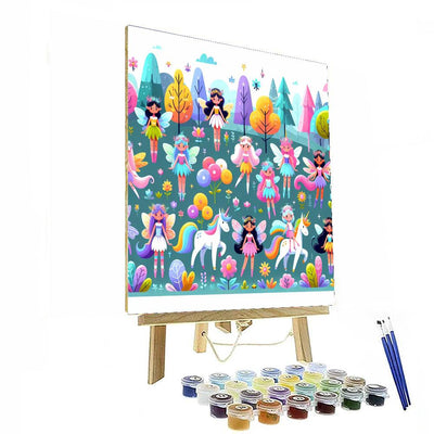 Magic In The Fairy Forest DIY Paint By Numbers