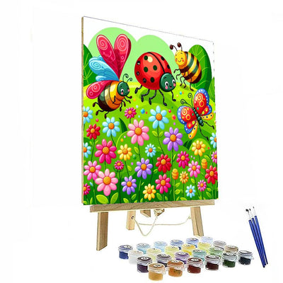 Garden Bug Parade Numbered Painting Kits