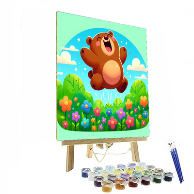 Bouncy Bear Painting By Numbers Kit