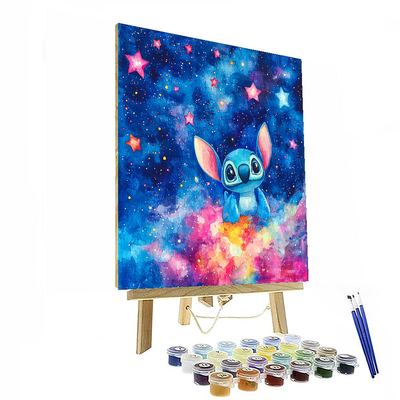 Stitch's Cosmic Caper - Disney Inspired Paint By Number