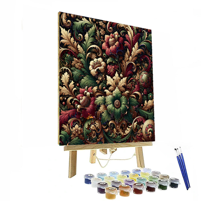 Renaissance Floral Tapestry Paint By Numbers Kits