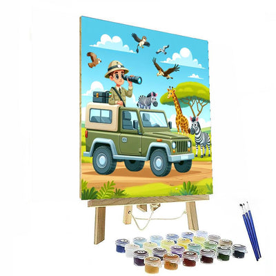 Safari Rangers DIY Paint By Numbers