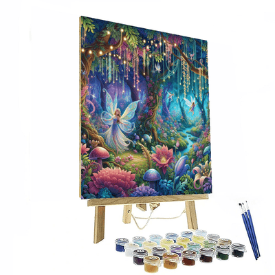 Charming Enchanted Forest Number Painting