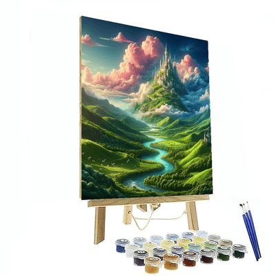 Fantasy Landscape Adventure Paint By Number