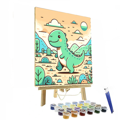 Prehistoric Dino Expedition Paint By Numbers Kits