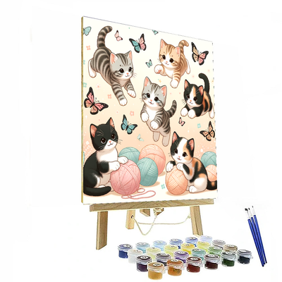 Adorable Kittens Playtime Paint By Numbers Kits