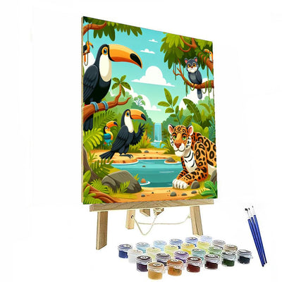 Wildlife Adventure In The Amazon Paint By Numbers Kits