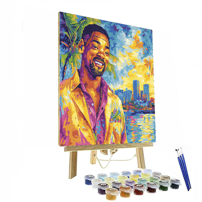 Will Smith: The Fresh Prince Of Hollywood Royalty Painting By Numbers Kit