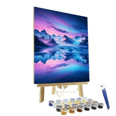 Glacial Twilight Harmony Paint By Numbers