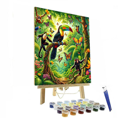 Vivid Jungle Expedition Paint By Numbers Kits