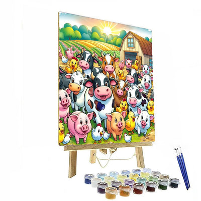 The Happy Farmyard DIY Paint By Numbers