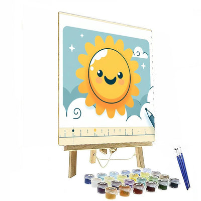 Smiling Sun Painting By Numbers Kit