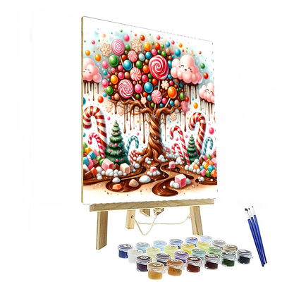 Candyland Adventure Paint By Numbers Kits