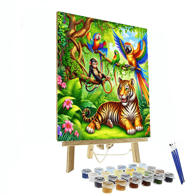 Fun Jungle Adventure Numbered Painting Kits