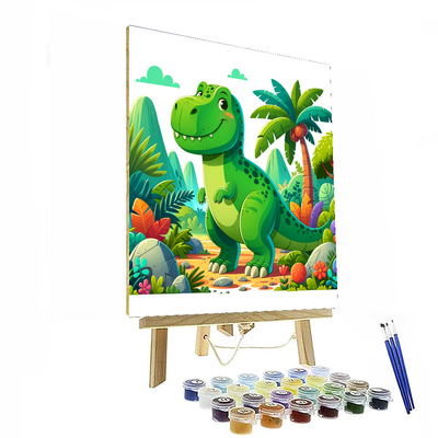 Happy Dinosaur Adventure Paint By Color