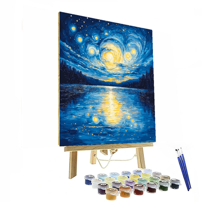 Vincent Van Gogh Inspired Beneath The Stars  Paint By Numbers Art