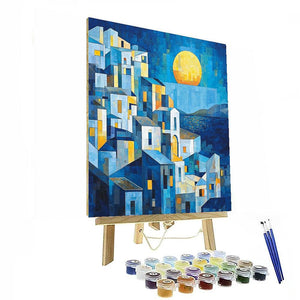 Pablo Picasso Inspired Cubist Urban Nights  Paint By Numbers Kits