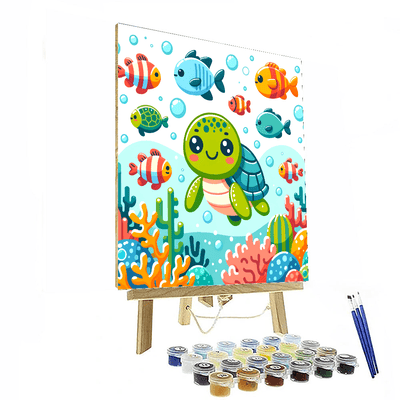 Gentle Sea Creatures Paint By Number