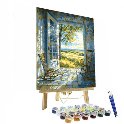 Johannes Vermeer Inspired Vermeer's Morning Calm  Numbered Painting Kits