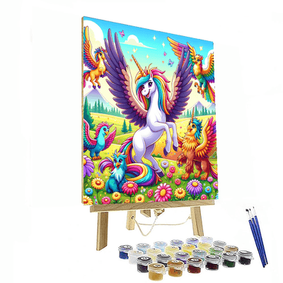 Mythical Adventure Paint By Numbers Art