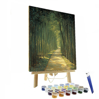 Kyoto Bamboo Forest DIY Paint By Numbers