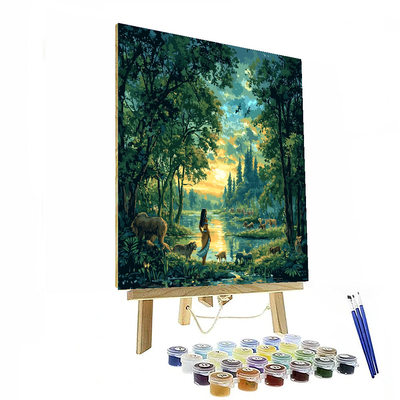 Pocahontas Nature's Spirit - Disney Inspired Numbered Painting Kits