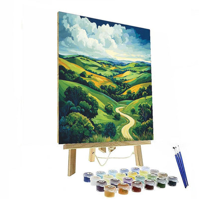 Georgia O'Keeffe Inspired O'Keeffe's Verdant Valleys  Numbered Painting Kits