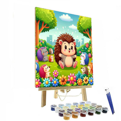 Happy Hedgehog Day Painting By Numbers Kit