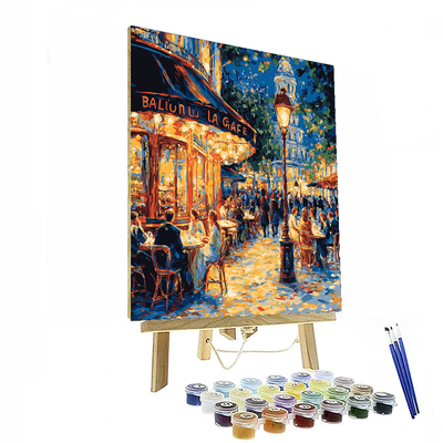 Pierre-Auguste Renoir Inspired Renoir's Cafe Terrace  Paint By Numbers Art