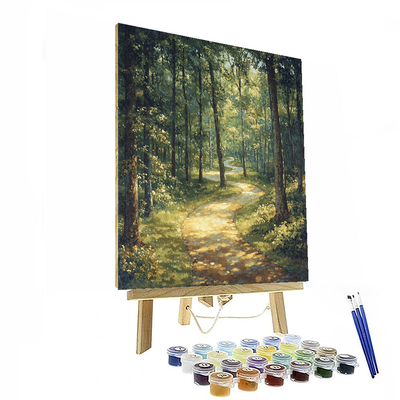 John Constable Inspired Whispering Forest Path  Painting By Numbers Kit