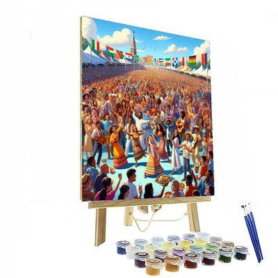 World Music Festival Paint By Numbers Art