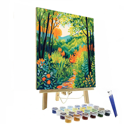 Henri Rousseau Inspired Journey Through The Forest  Paint By Numbers Art