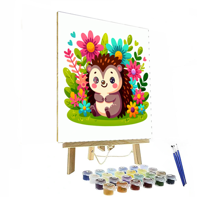 Cute Hedgehog Paint By Numbers Kits