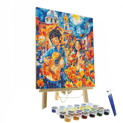 Coco's Musical Journey Puzzle - Disney Inspired Paint By Numbers Art